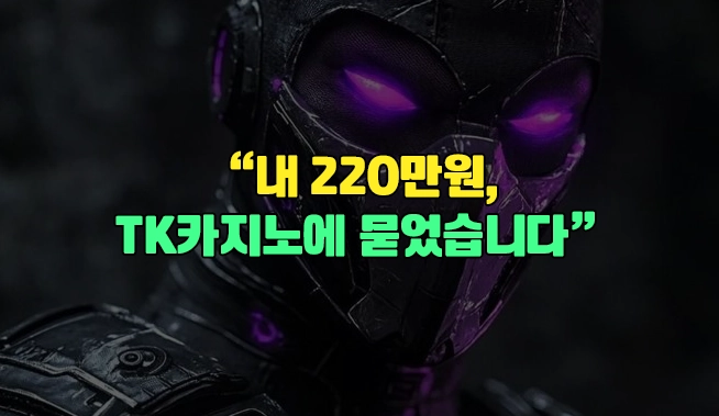 “내 220만원, TK카지노에 묻었습니다” 이미지 3