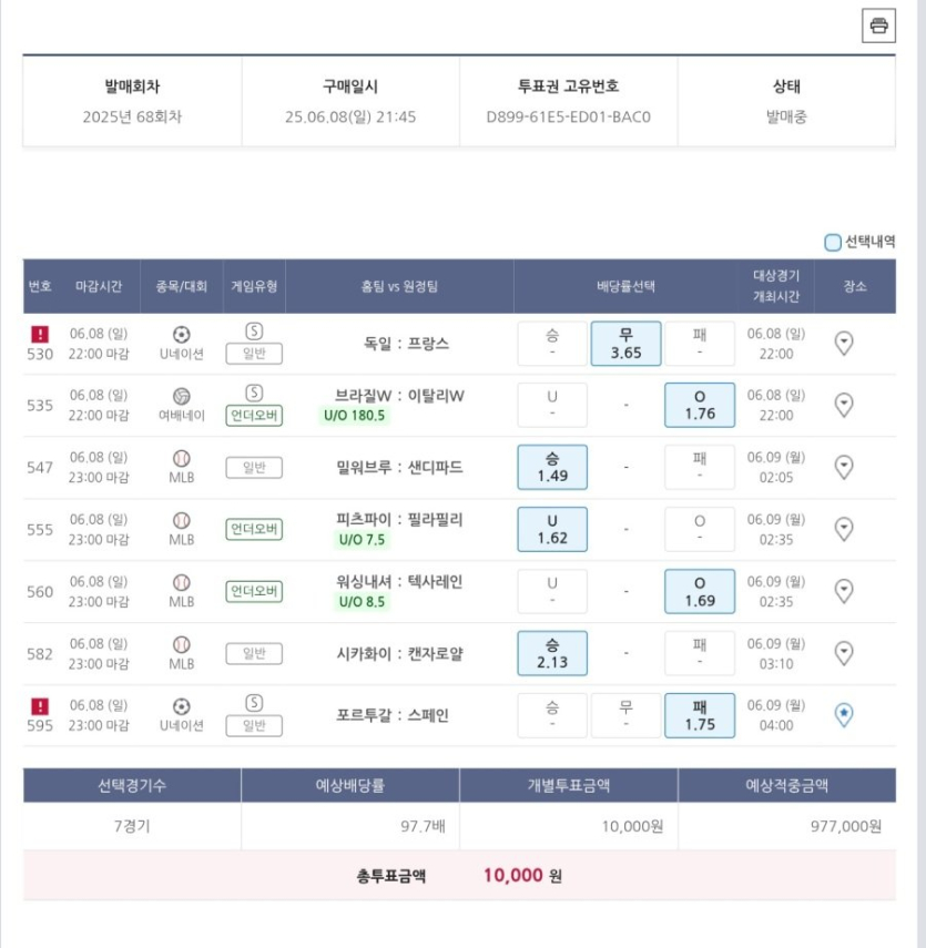 오늘-저녁경기-프로토